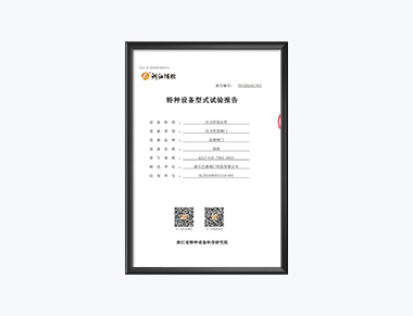 特种设备型式试验报告-球阀
